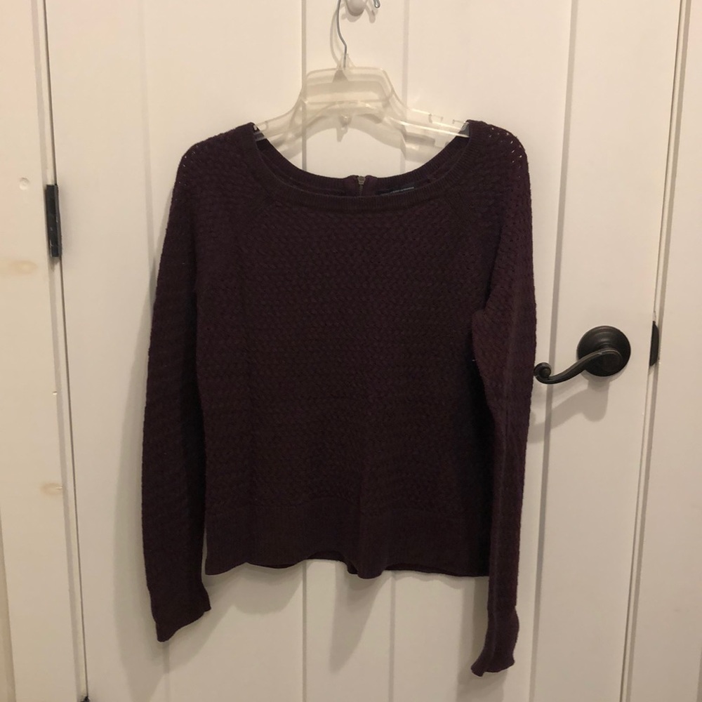 Burgundy American Eagle Sweater